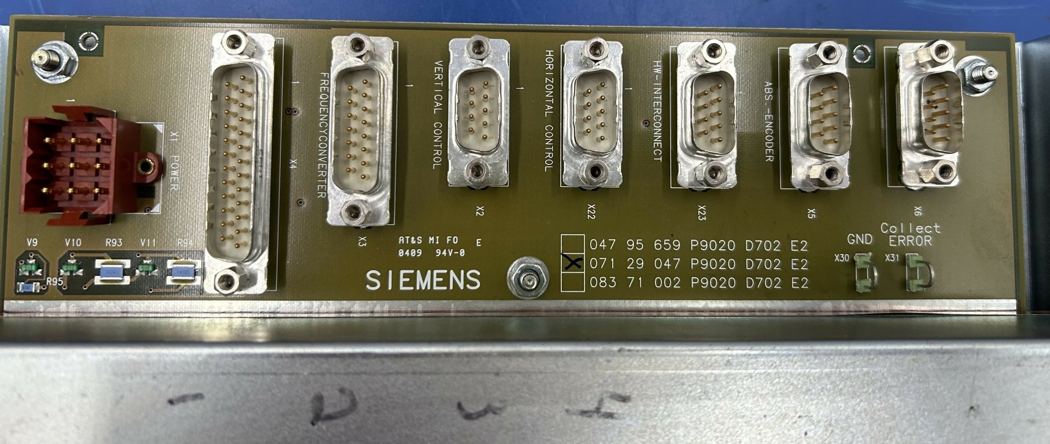 PTV BOARD D702 (07129047/7129047 SIEMENS