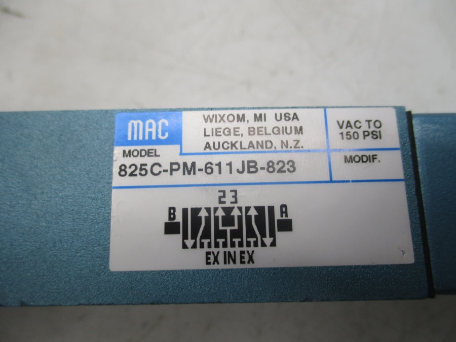 MAC 825C-PM-611JB-823 24VDC 25-150PSI NSMP