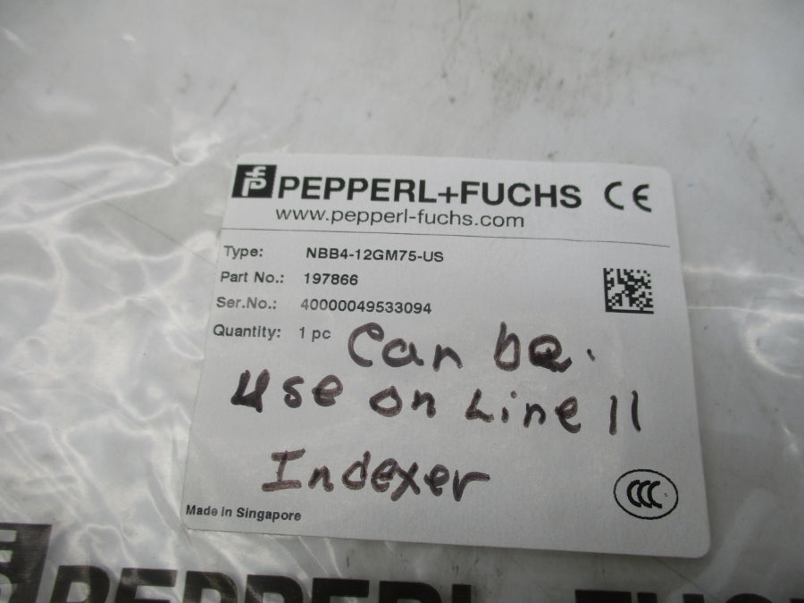 PEPPERL+FUCHS NBB4-12GM75-US 20-250VAC/300VDC NSMP