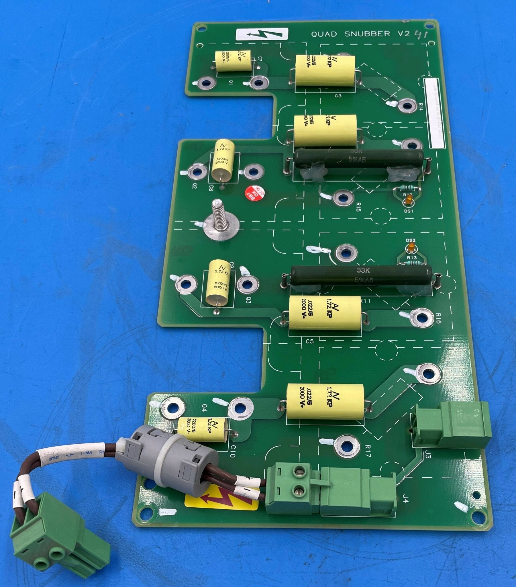 QUAD SNUBBER V2 BOARD (2307323-004 GE