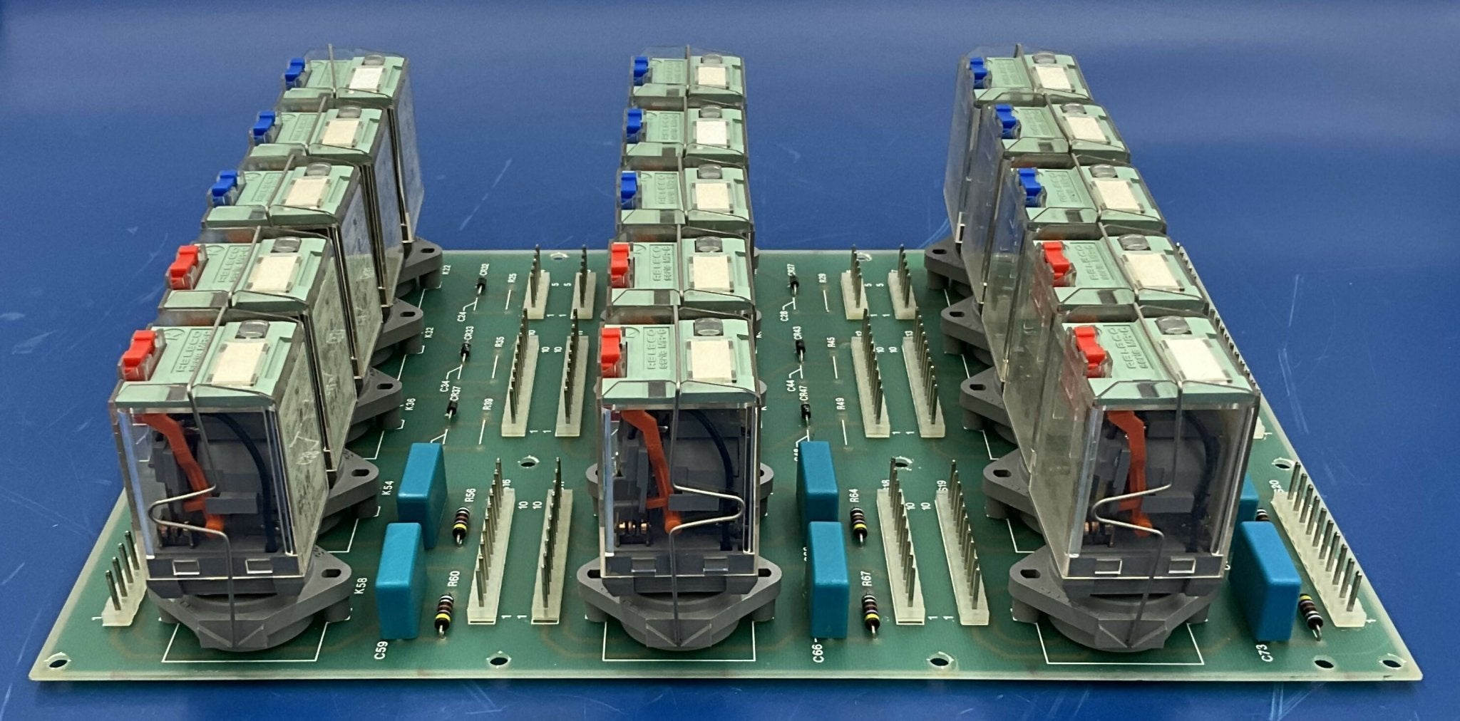 RELAY PANEL BOARD (04504G10 Rev. 1 GE