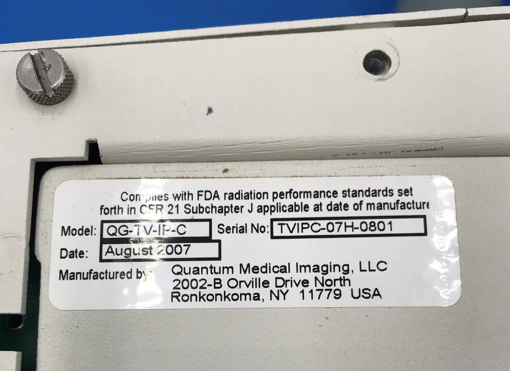 Remote Control Panel (QG-TV-IP-CQuantum