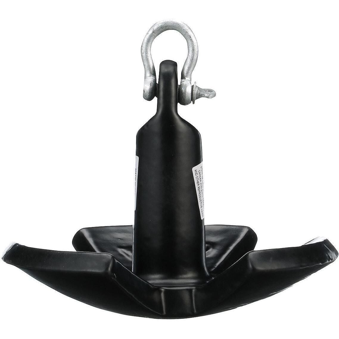 Seachoice 50-41500 Black Vinyl Coated River Anchor, 12 lbs.