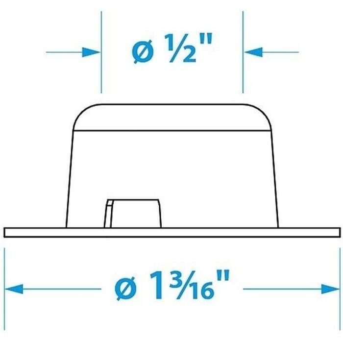 Seachoice 55731 Zinc Plated Steel Roller Shaft Includes 2 Pal Nuts
