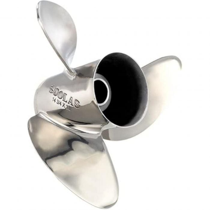 Solas 9451-139-17 Rubex HR3 SS 3-Blade Propeller, RH, 13-7/8 x 17, Interchangeable Hub, 4-1/4" Gearcase