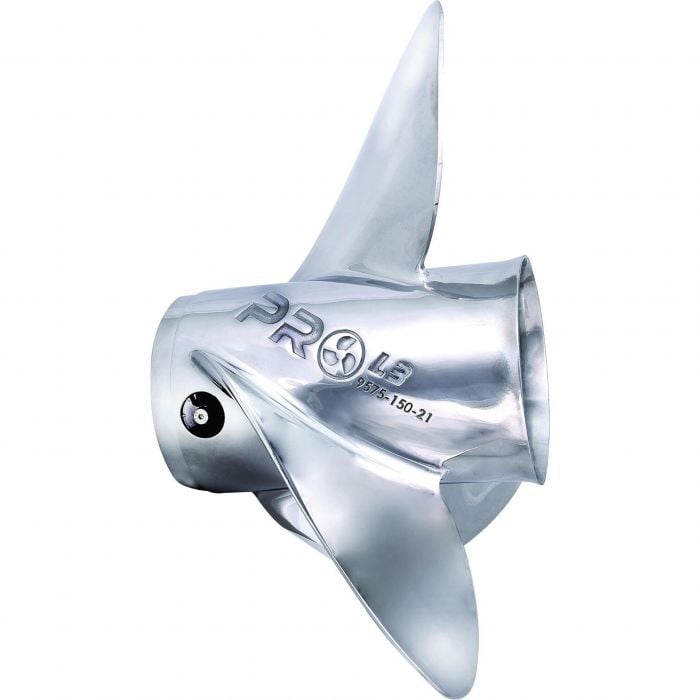 Solas Propeller 9576-150-21 Solas Pro L3 SS Interchangeable Hub Propeller, LH 15 x 21, Type E