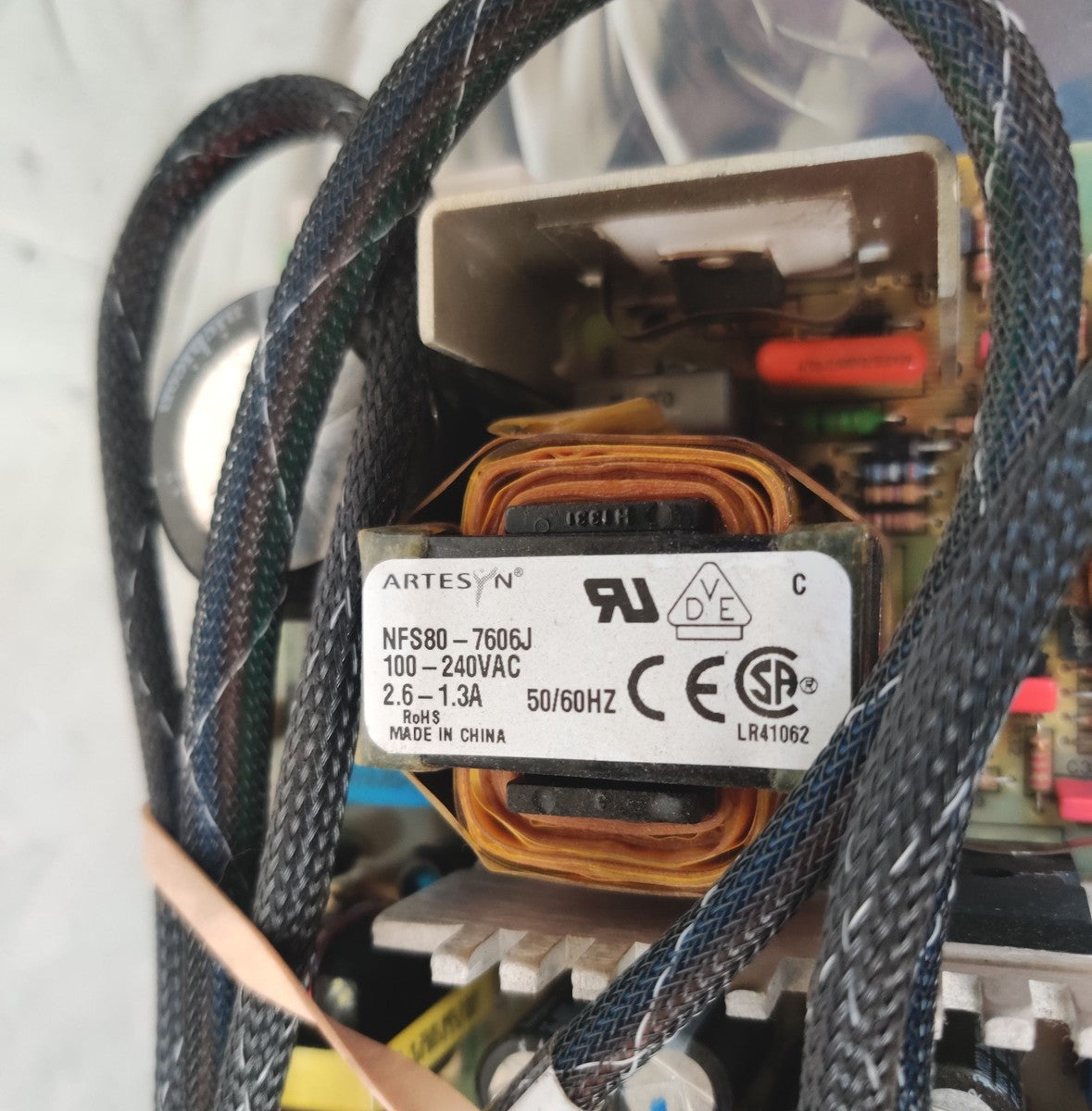 Artesyn NFS80-7606J Switching Power Supply for Agilent TOF 6200 Series. Working