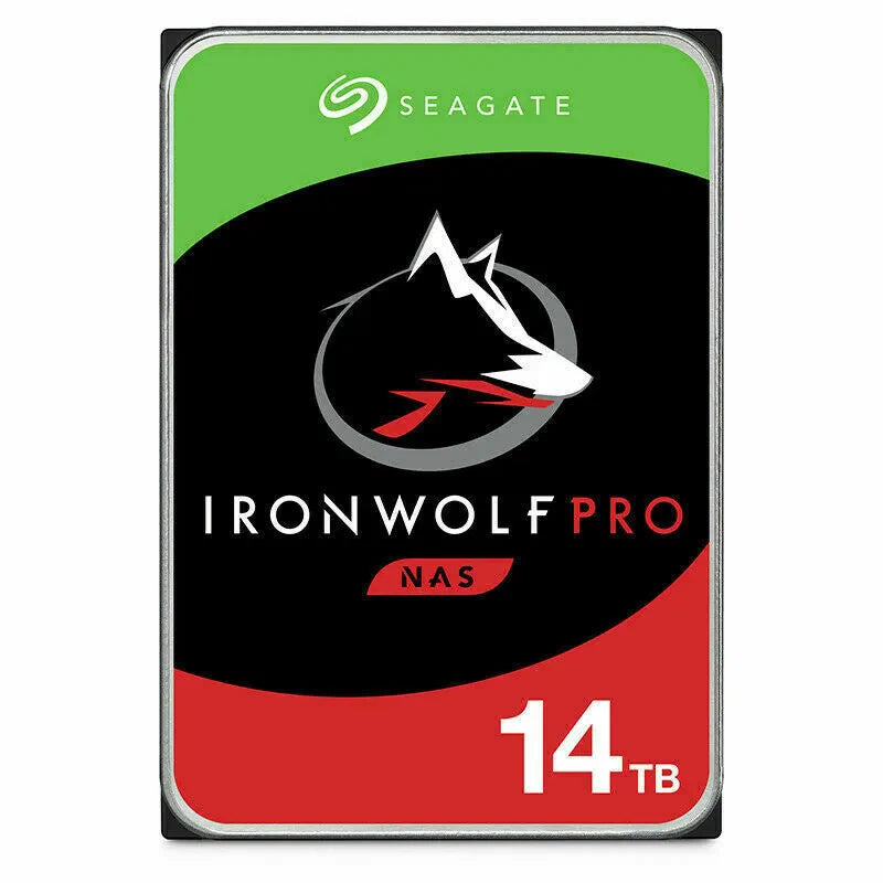 Seagate IronWolf Pro NAS ST14000NE0008 14TB 7200RPM SATA 256MB 6.0 GB/s HDD