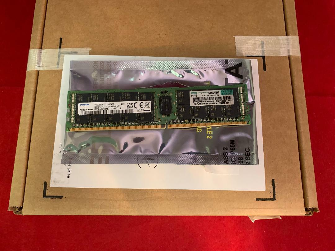 P00930-B21 P06192-001 P03053-0A1 HPE 64GB 2Rx4 PC4-2933Y Smart Memory RENEW*****