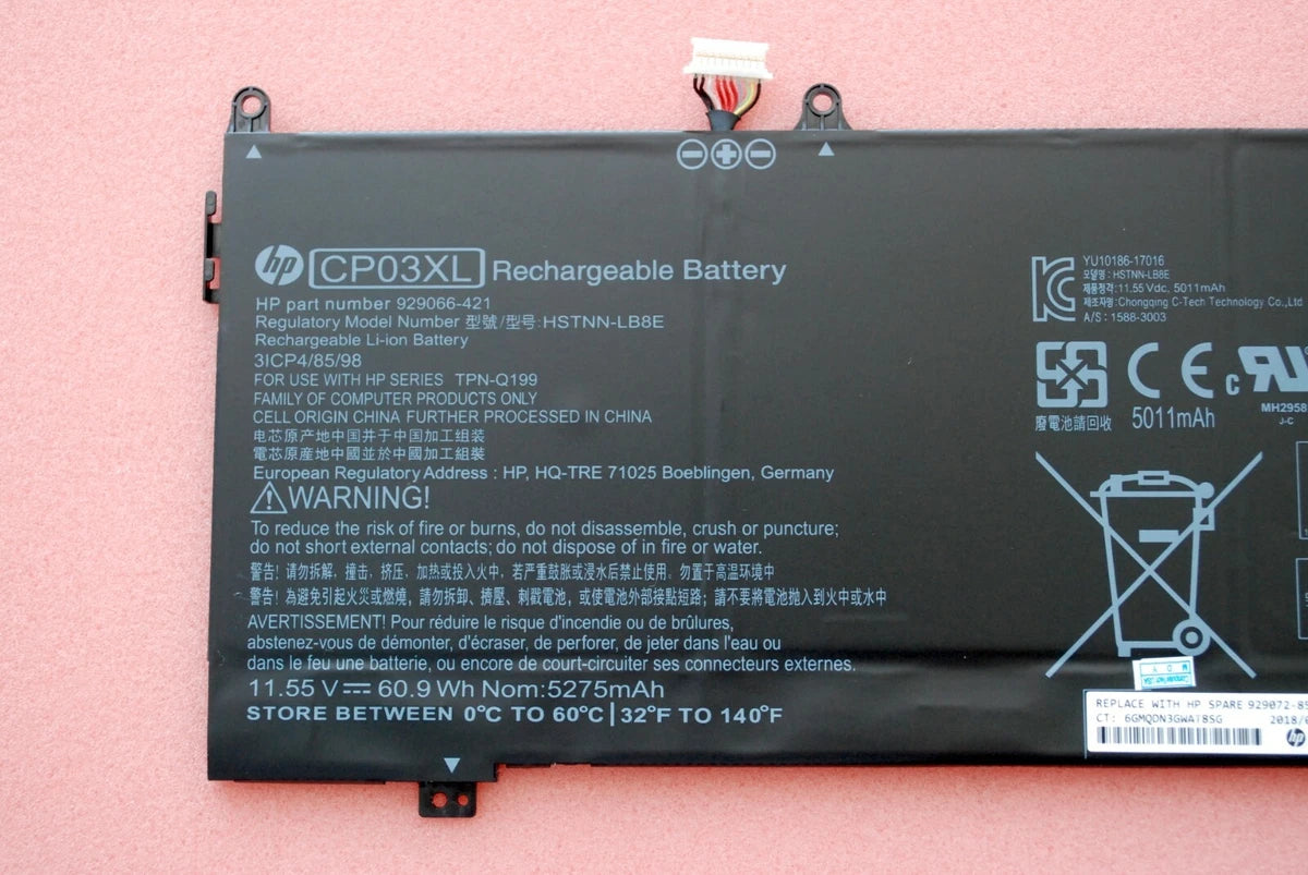Genuine HP X360 13-ae000 CP03XL Battery HSTNN-LB8E 929066-421 929072-855 (PX|264050009577