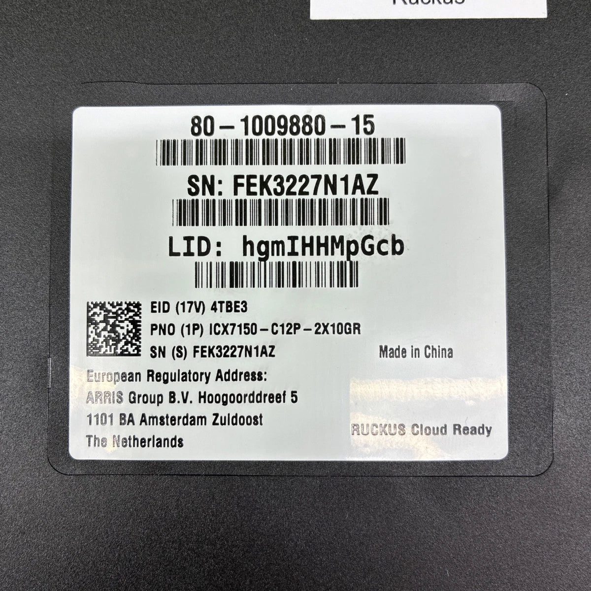 Ruckus ICX7150-C12P 12-Port Managed Compact Switch