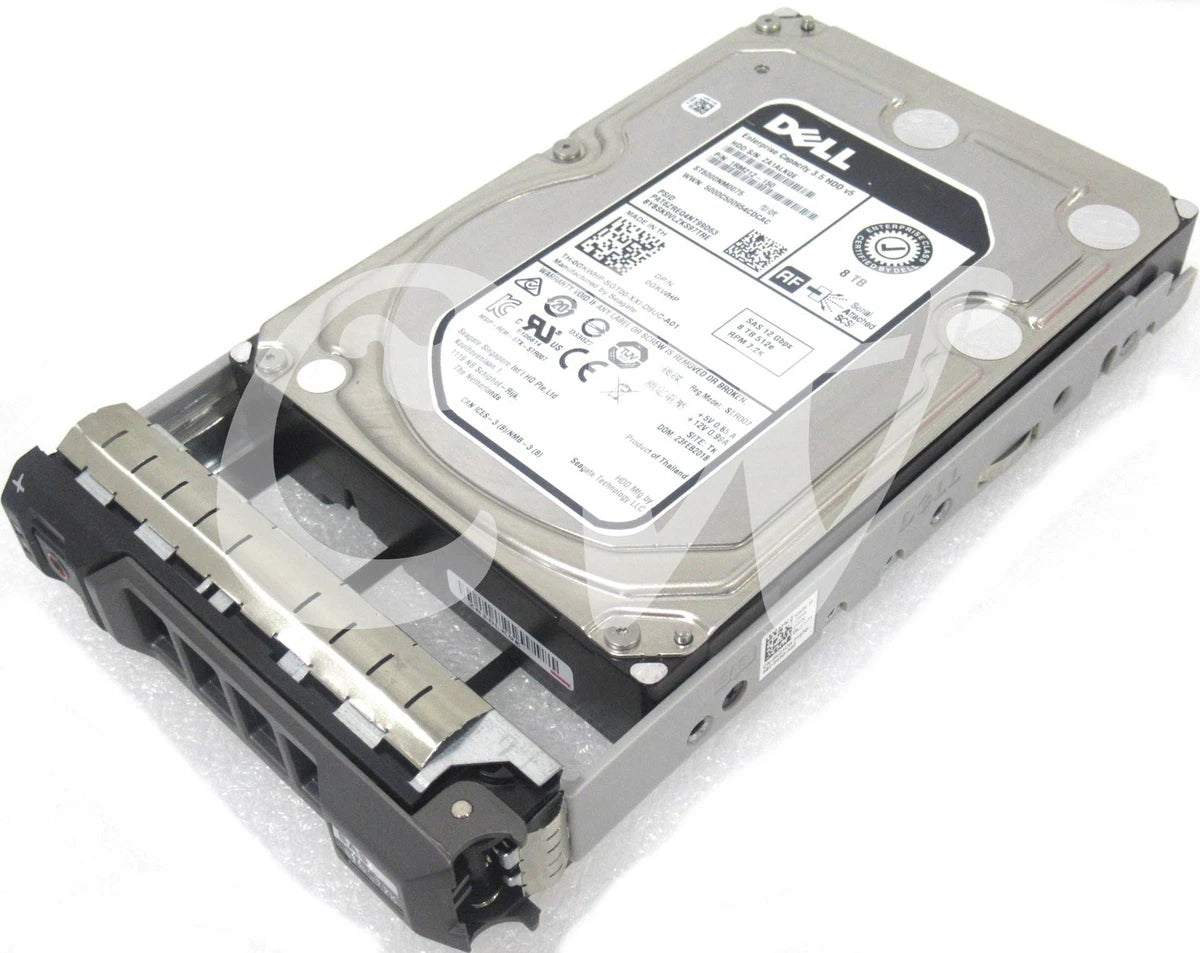 GKWHP ST8000NM0075 Dell 8TB 7.2K 12Gbps 512MB Cache 3.5" SAS Hard Drive W/Caddy|256088425185