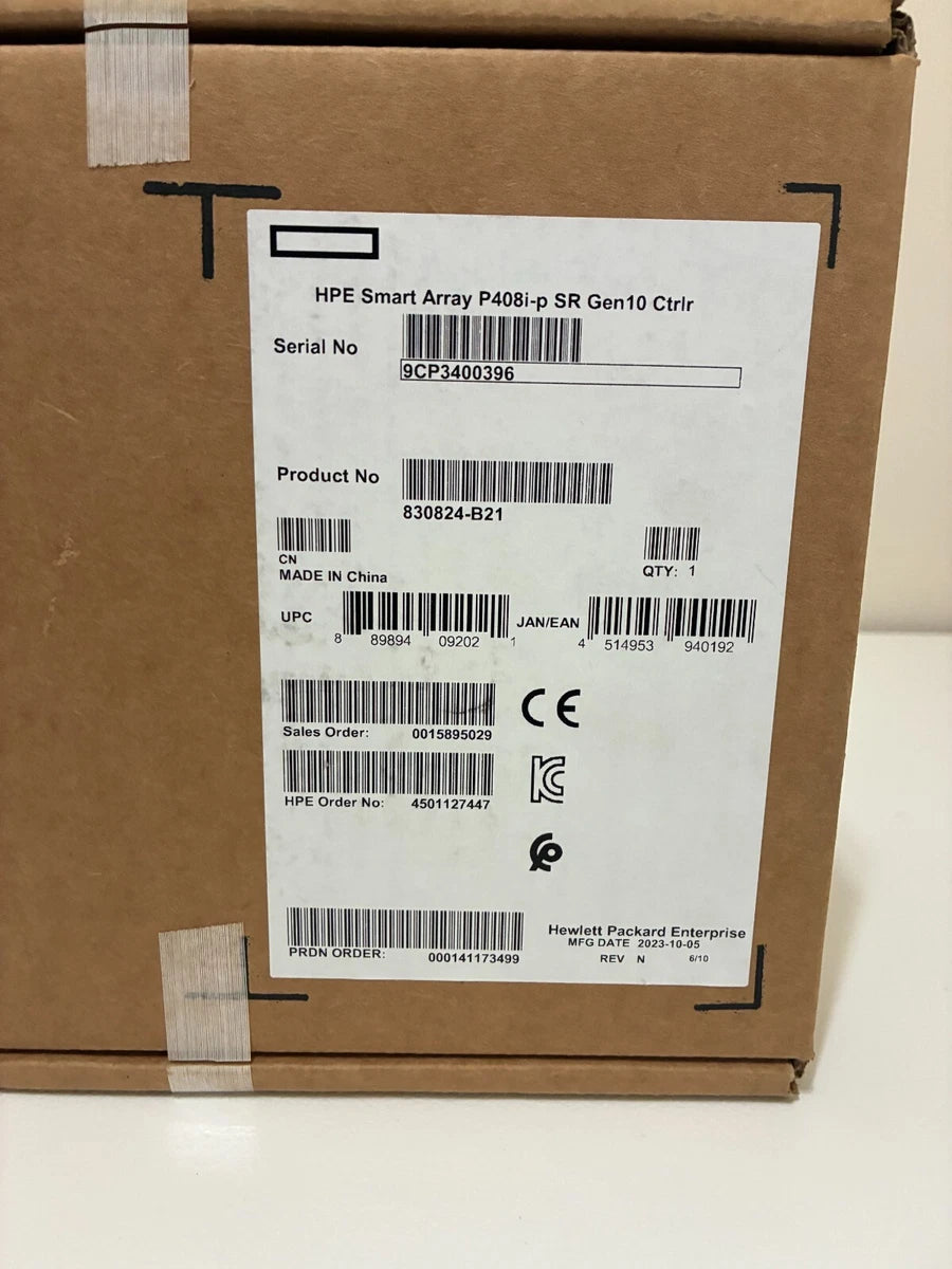 NEW 830824-B21 HPE Smart Array P408i-p SR Gen10 Ctrlr
