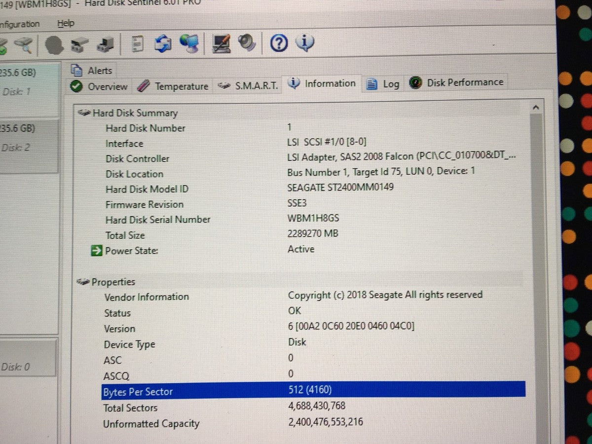 *LOT OF 19* DELL 2.4TB 10K 12Gb/s 2.5" SAS ST2400MM0149 DP/N 08YWH3 *512 FORMAT|236516595567