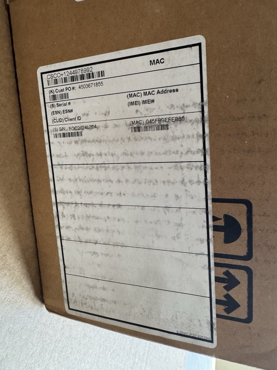 Cisco WS-C2960X-24PS-L PoE Catalyst 24-Ports Switch