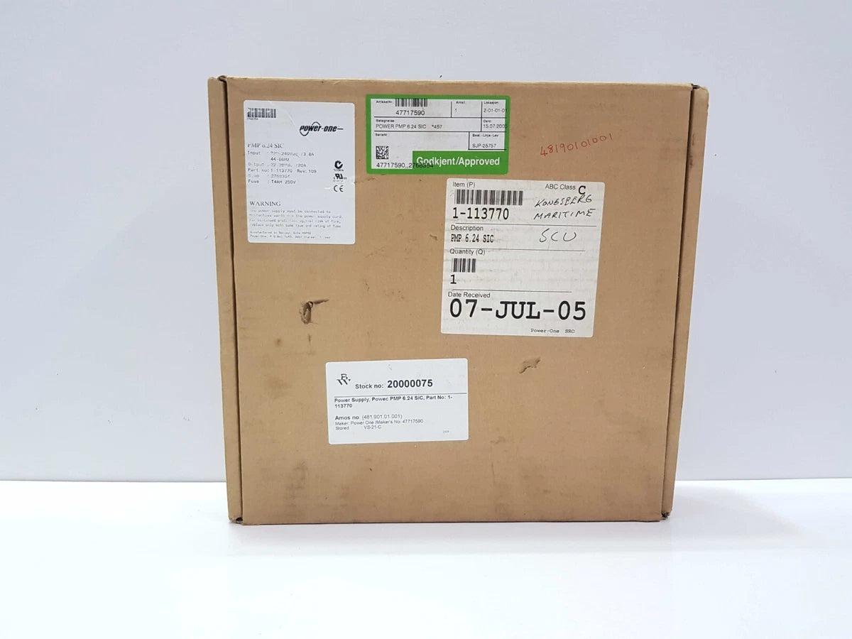 POWER ONE PMP 6.24 SIC POWER SUPPLY 1-113770 REV.109