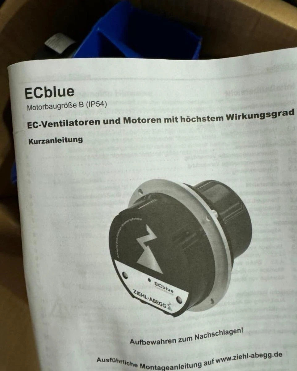Ziehl-Abegg RH35V-6IK.BD.VR 200-277VAC 1680RPM Centrifugal Fan 2500 CFM