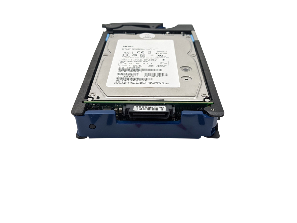 EMC 005049675 600GB 15K SAS 3.5 6G HDD HUS156060VLS60 VNX5100/5300 Hard Drive