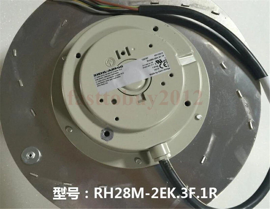 ZIEHL-ABEGG RH28M-2EK.3F.1R Centrifugal Fan for Siemens 6ES70 VFD 6SY7000-0AE32