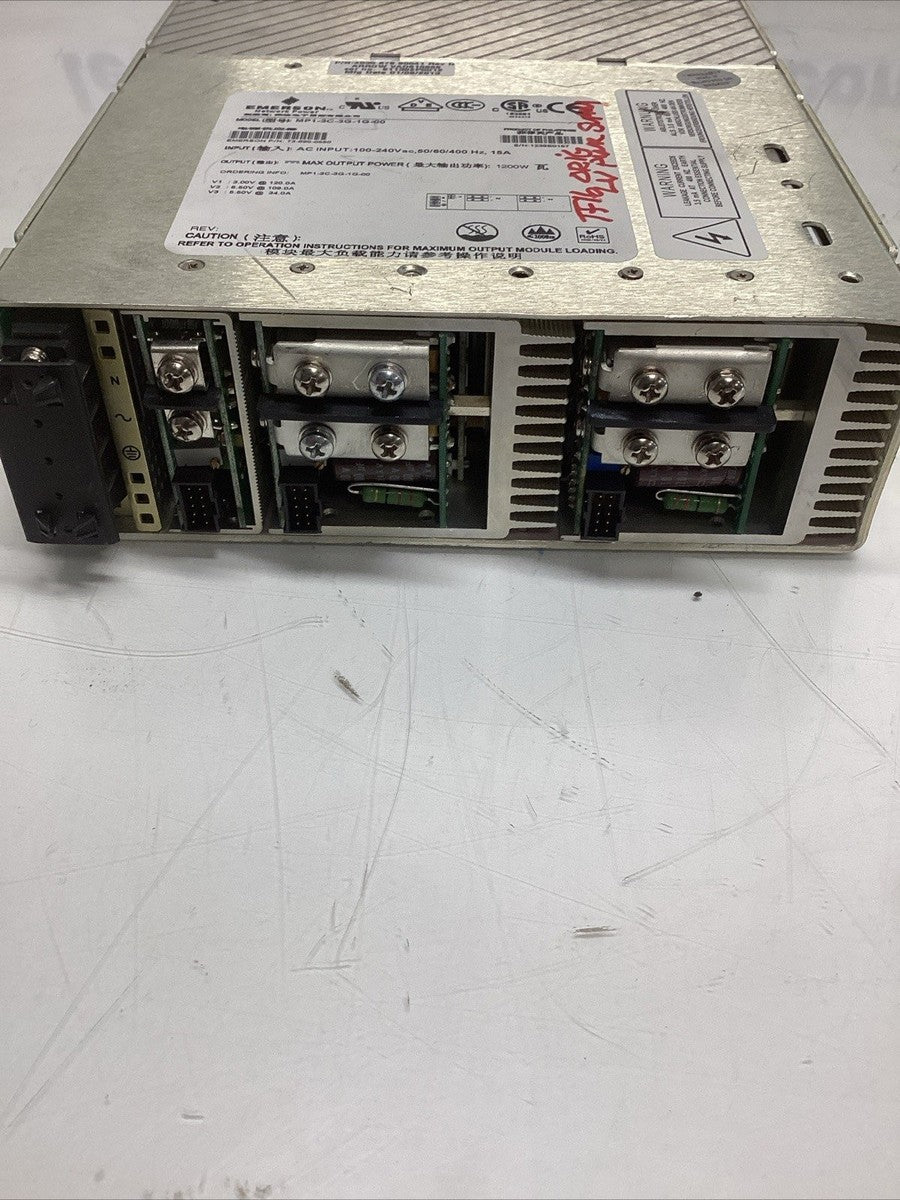 Emerson MVP Series MP1-3C-3G-1G-00 Power Supply 1200W R-988