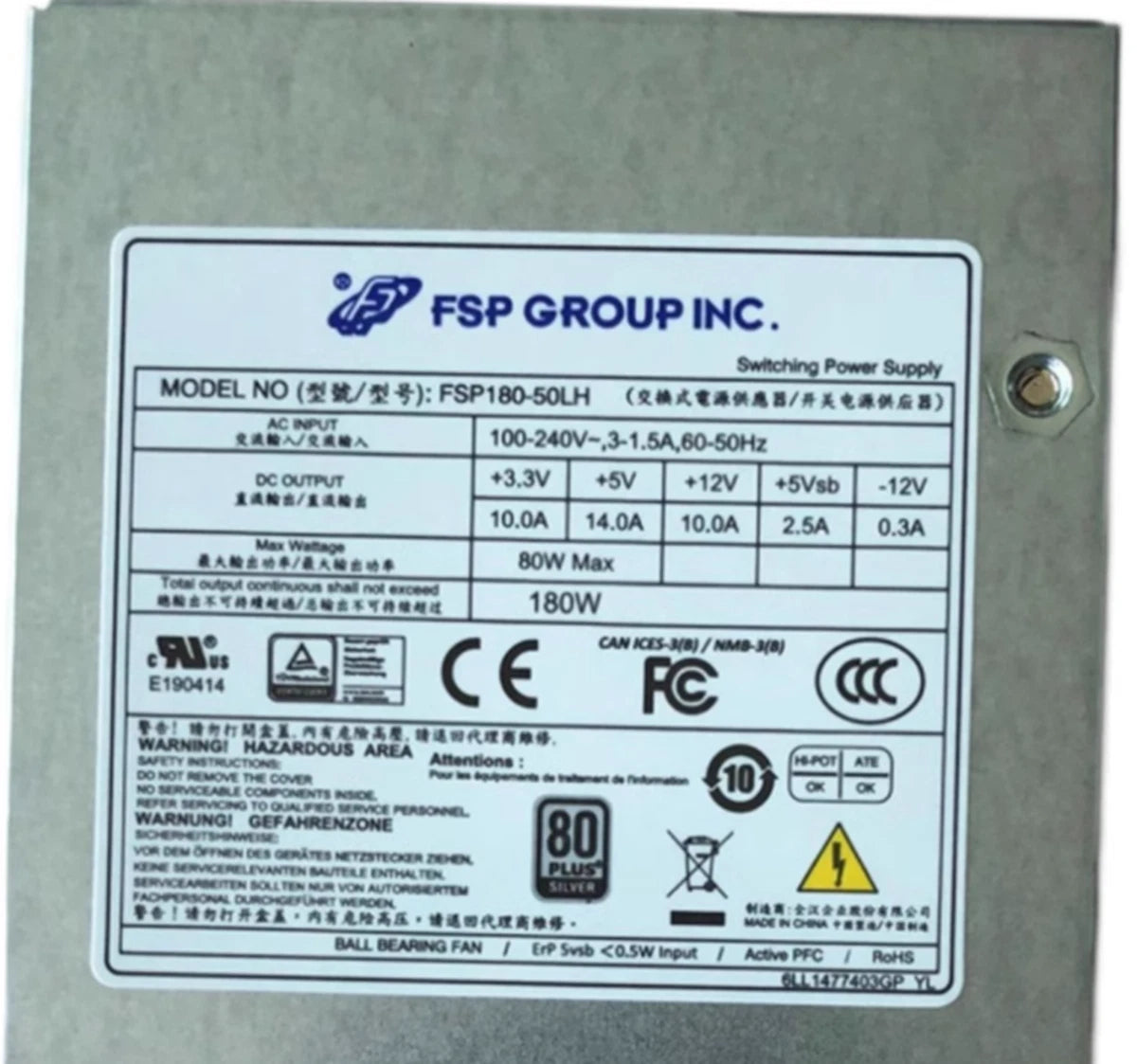 NEW FSP FSP180-50LH 180W Switching Power Supply