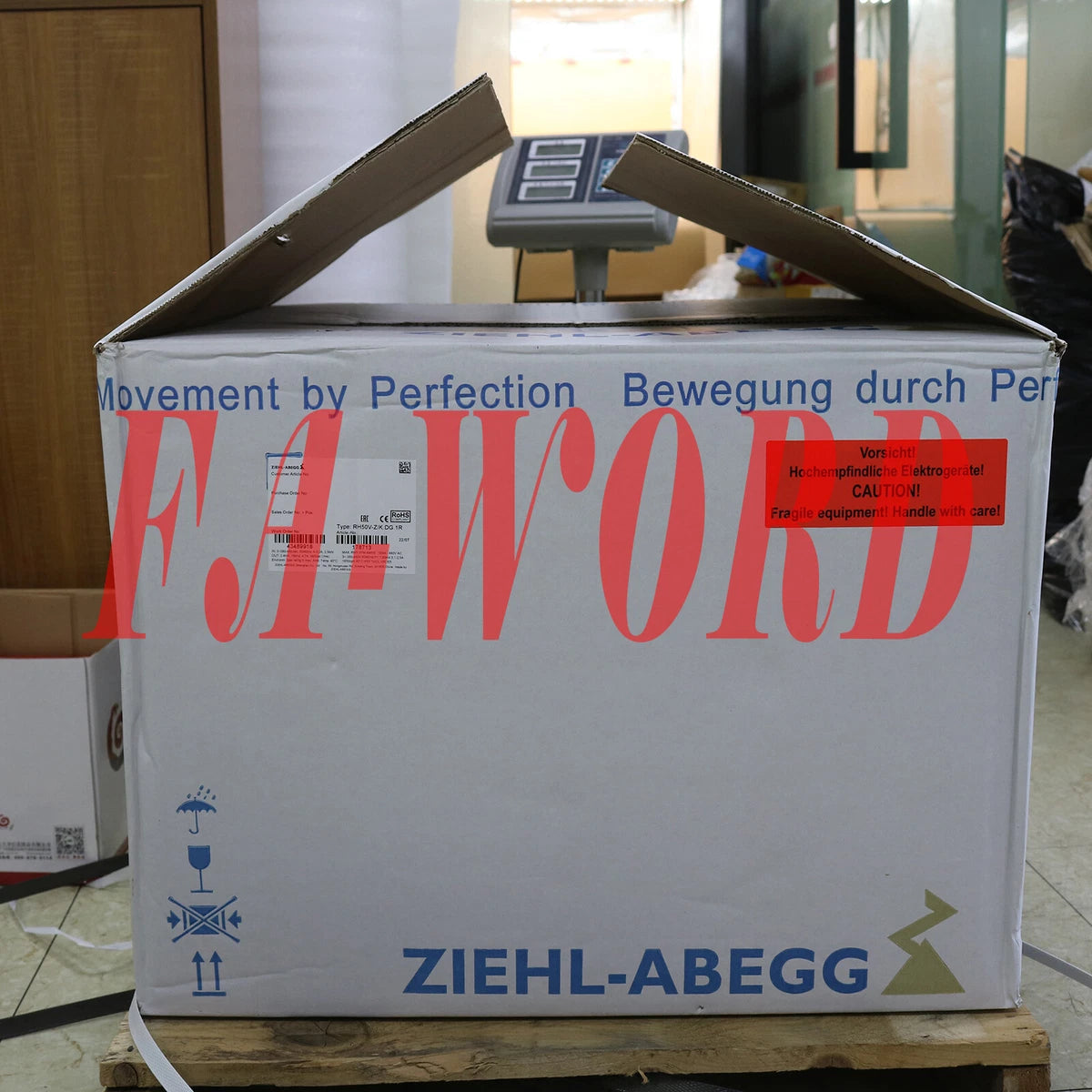 1PC New ZIEHL-ABEGG RH50V-ZIK.DG.1R centrifugal fan Fast Delivery