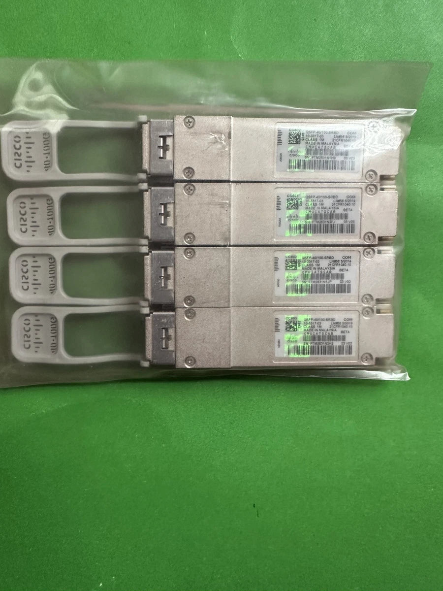 Original Cisco Lots of 26x QSFP-40/100-SRBD With Holograms. In Stock.