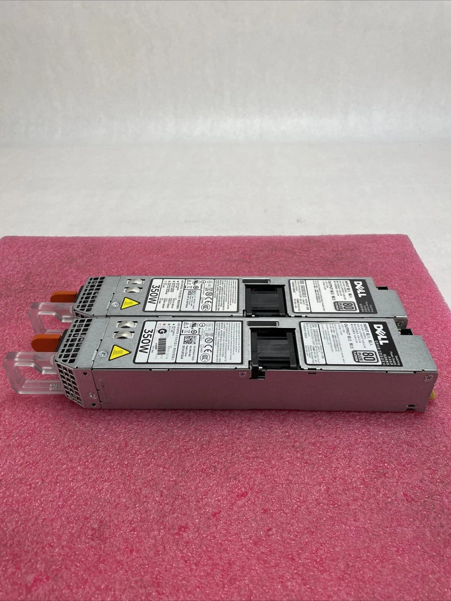 Dell P7GV4 80 Plus Platinum 350W Switching Power Supply Lot of 2|186736659642
