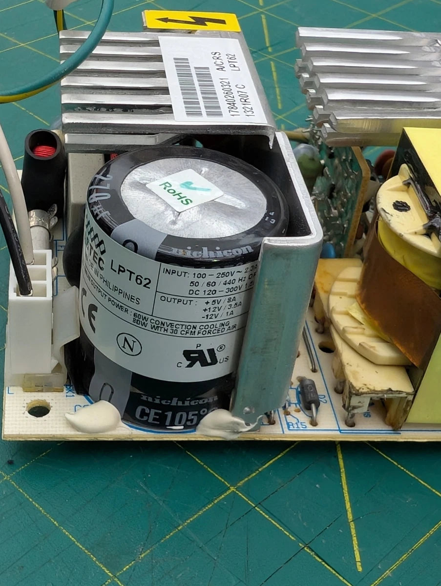 WORKING - ASTEC LPT62 Switching Power Supply +5V/8A +12V/3.5A -12V/1A