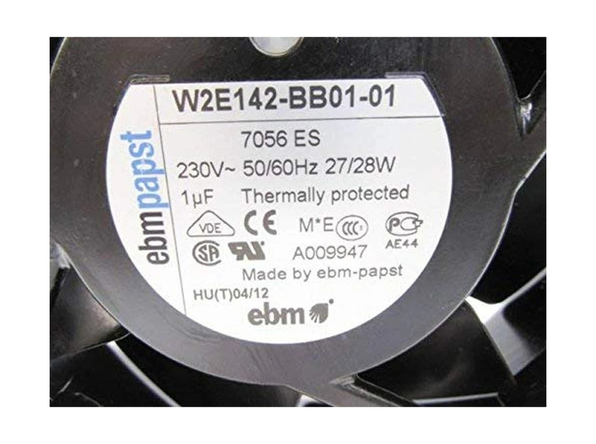ebm-papst W2E142-BB01-01 230V 60Hz 28W Thermally Protected Fan 6 Inch Diameter|267485200376