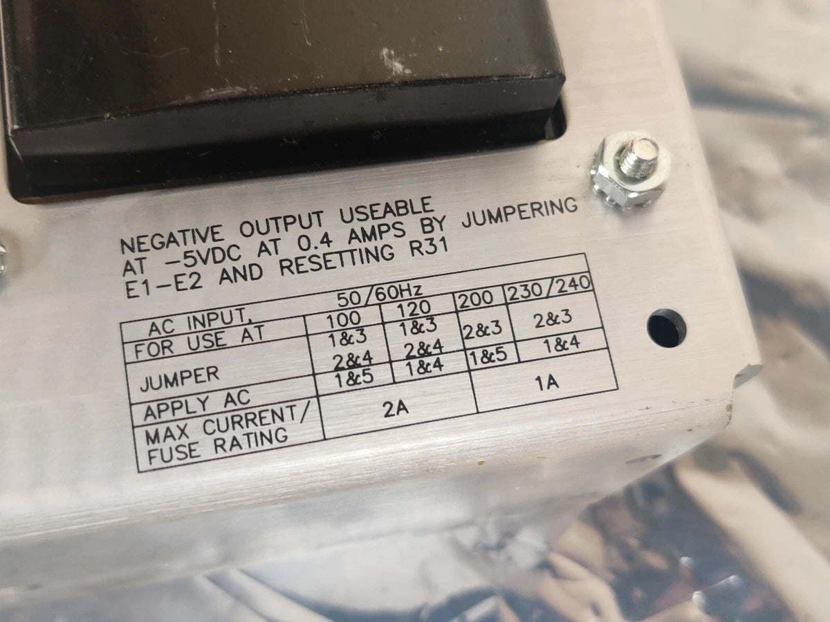 Power One HCAA-60W-AG Linear Power Supply 5V at 6A, 12 or 15V at 1A for MS