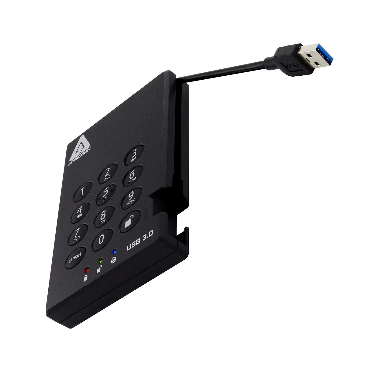 Apricorn 2TB Aegis Padlock USB 3.0 256-Bit AES XTS Hardware Encrypted Portabl...|136713769453