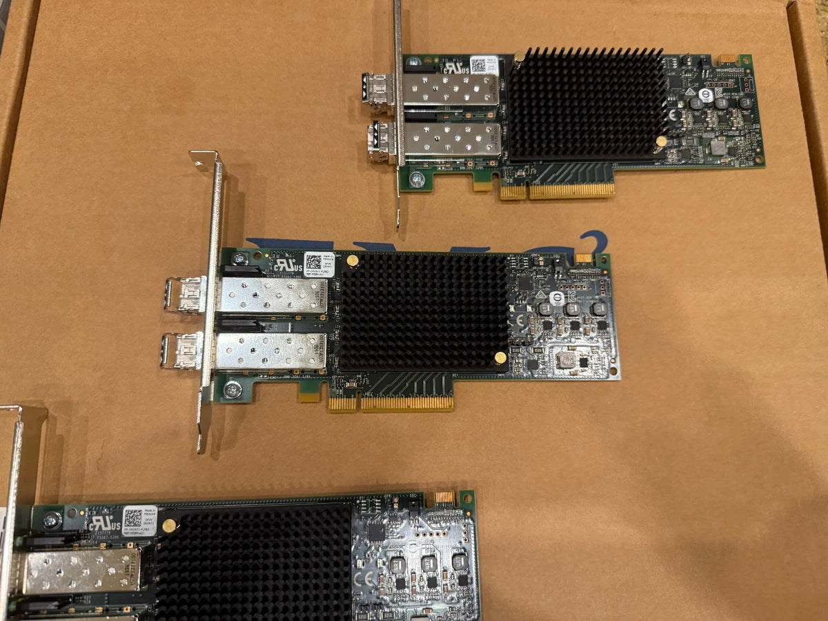 Dell Emulex LPE31002 Dual Port 16G Fibre Channel Card RXNT1 VGJ12 w/SFPs