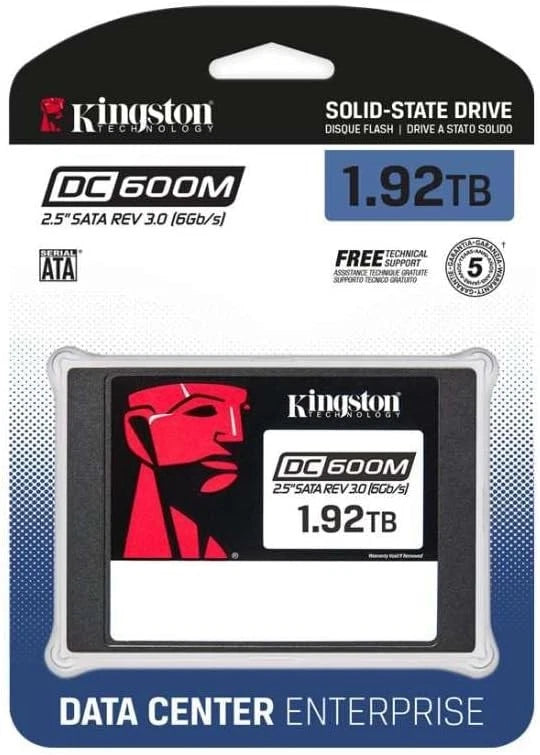 Kingston DC600M SSD 2.5” Enterprise SATA SSD - SEDC600M/1920G 1920GB
