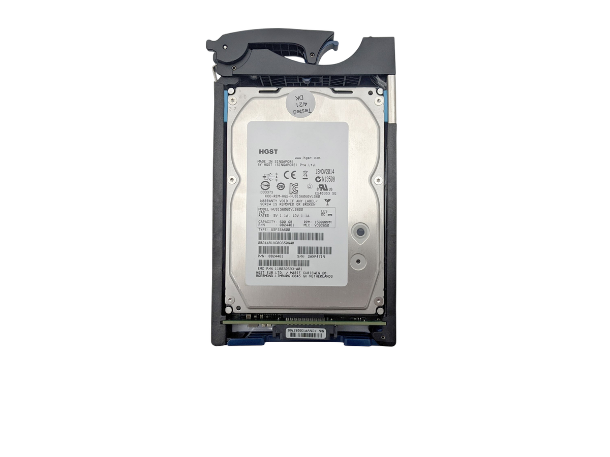 EMC 005049675 600GB 15K SAS 3.5 6G HDD HUS156060VLS60 VNX5100/5300 Hard Drive|157587869932