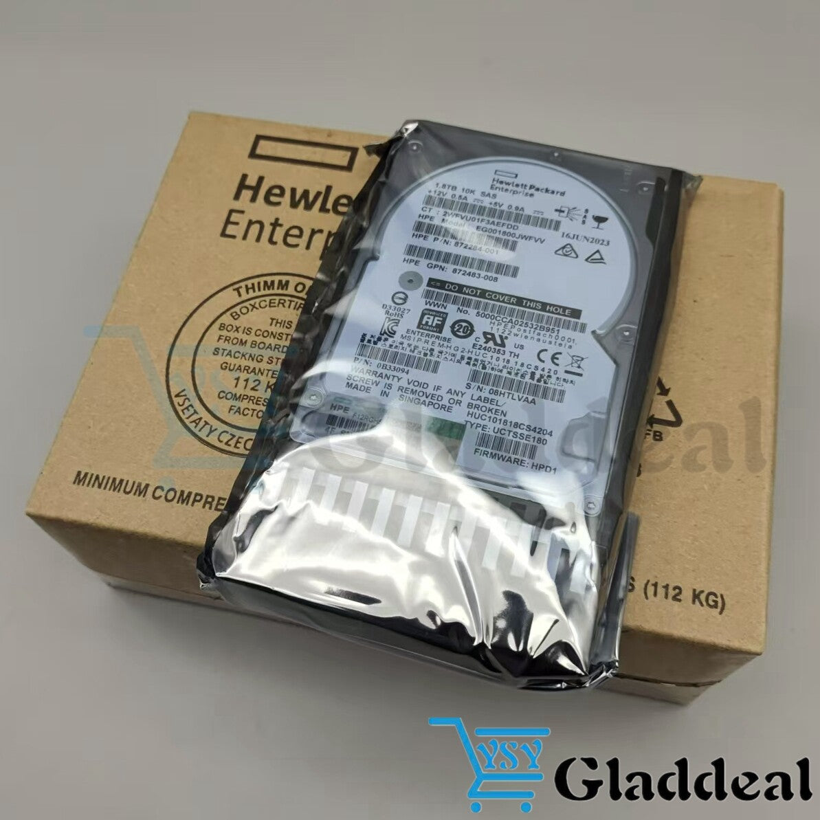 New J9F49A 787649-001 HPE MSA 1.8TB 2.5" SAS 10K 12G SFF BC HDD Hard Drive|176800016840