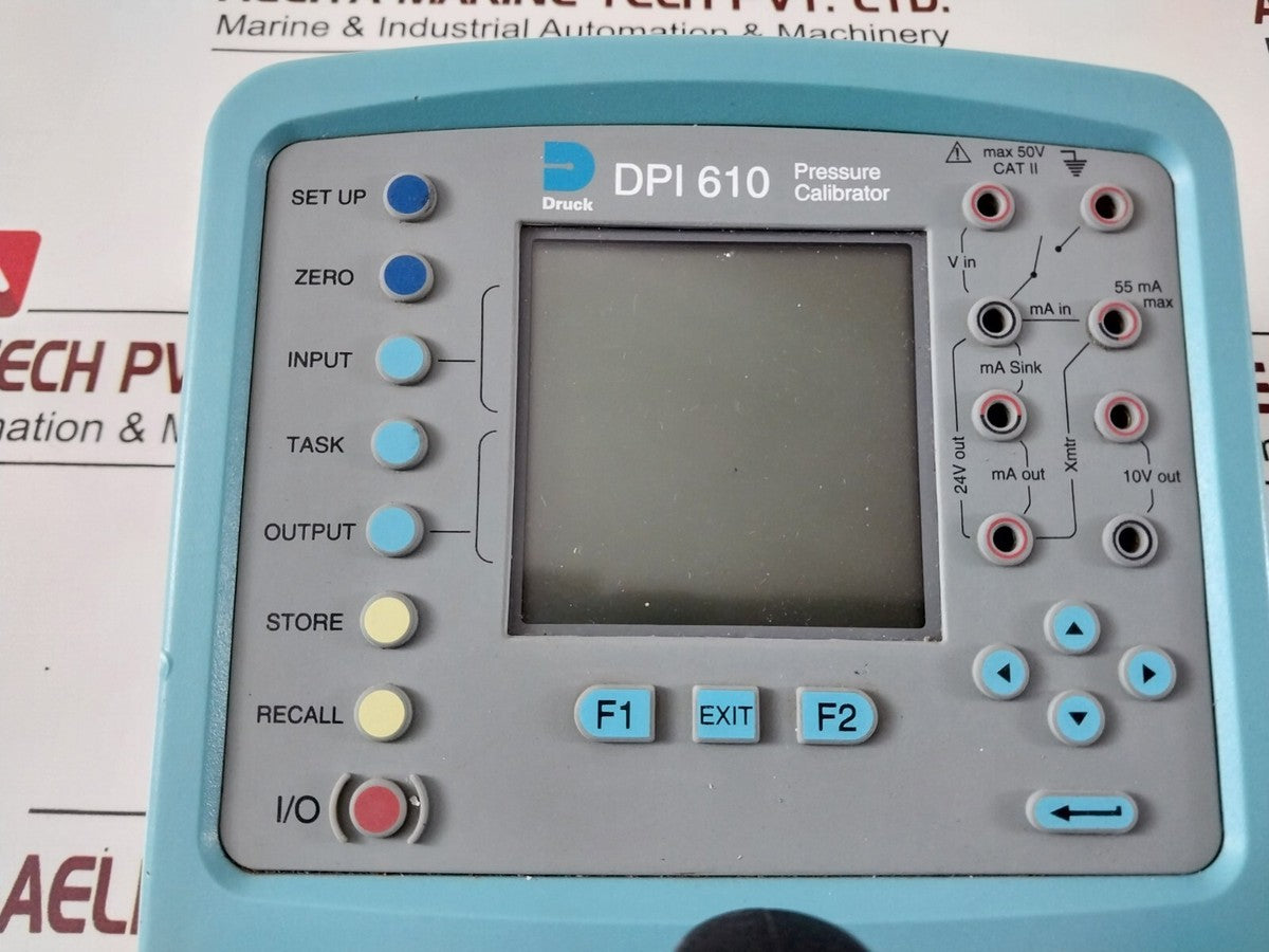 DRUCK DPI 610 Pressure Calibrator 10-15V 0.8W 40-0001-00912-Z (Not Working)|334535717054