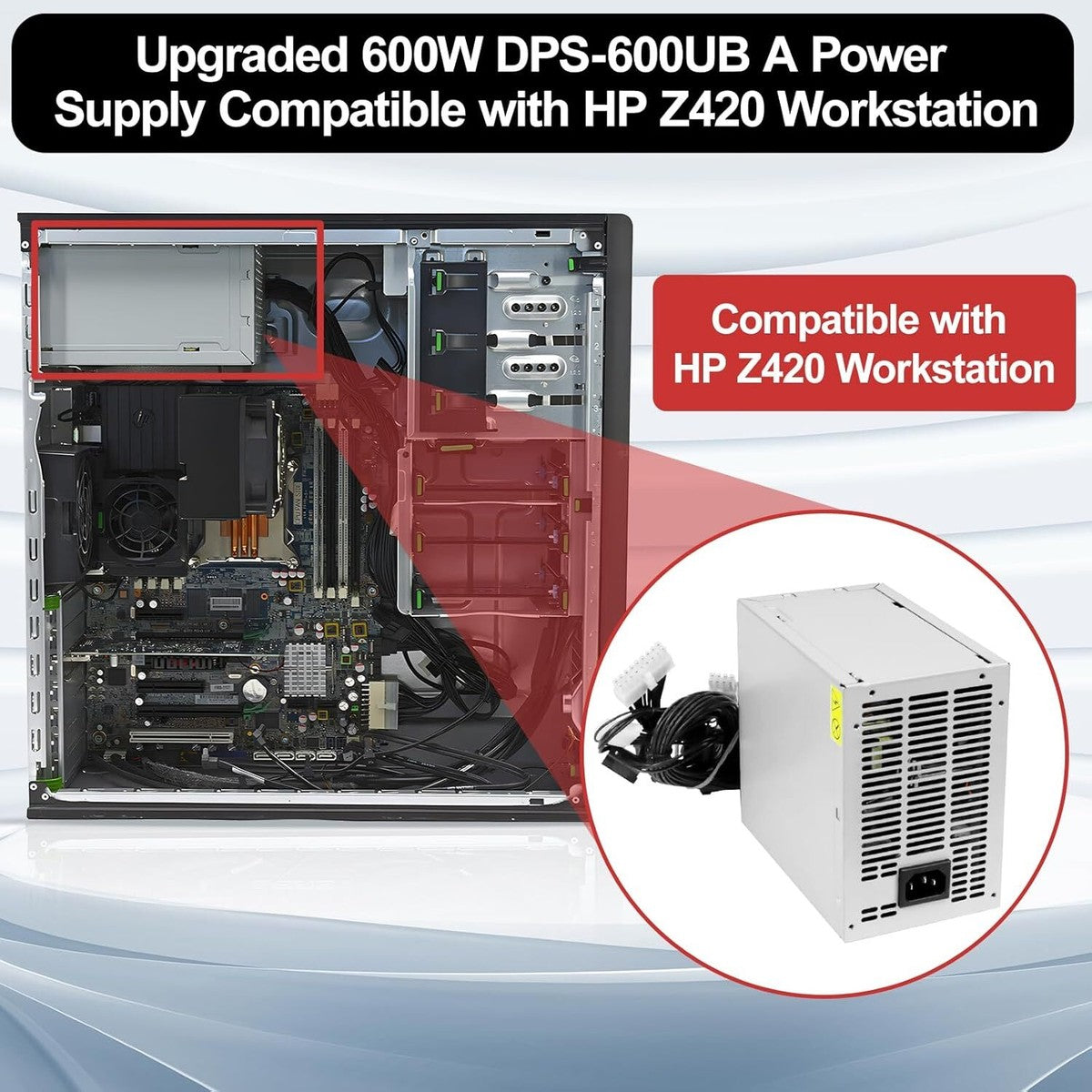 New DPS-600UB A 600W Power Supply For HP Z420 632911-001 623193-001 632911-003|396525334419