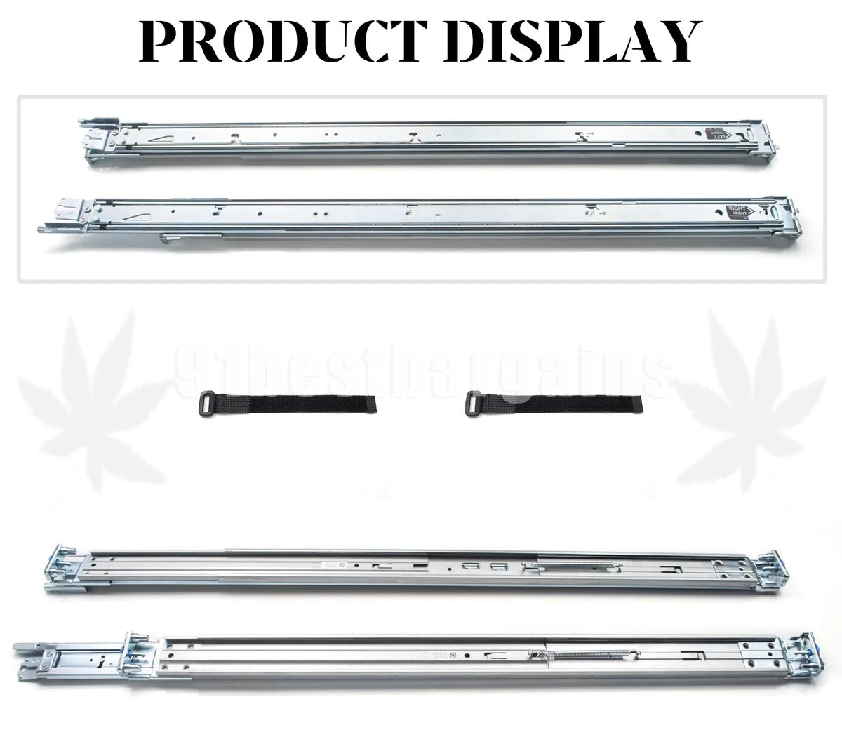 Dell Poweredge R320 R420 R430 R620 R630 R640 1U Sliding Ready Rails II A7 81WCD|275714722538