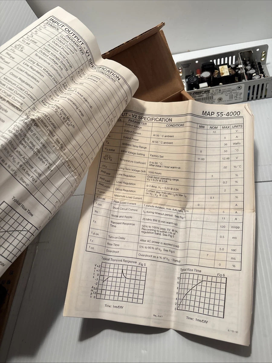 POWER-ONE MAP55-4000 D.C. POWER SUPPLY UNIT (89