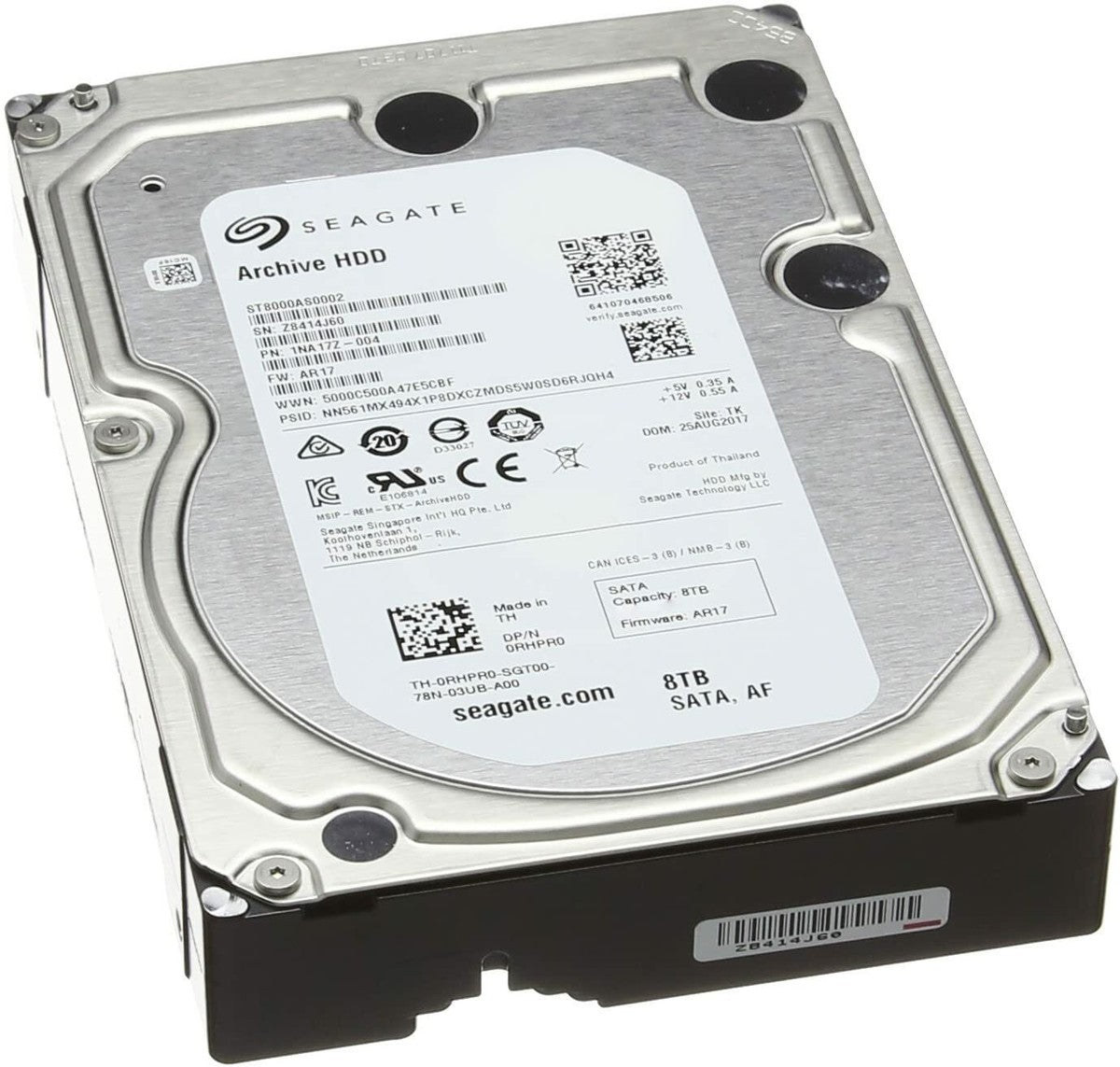 Seagate Archive HDD 8TB Internal 5900RPM 3.5" (ST8000AS0002 HDD