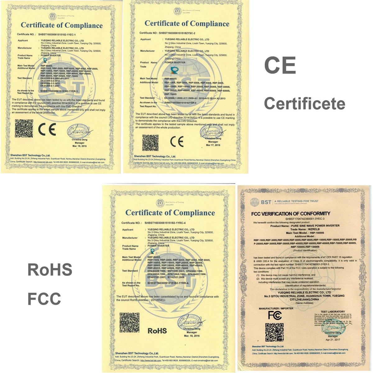 4000 W Pure Sine Wave Inverter 12V to 120V Power Home Solar System Generator Car|197922367484