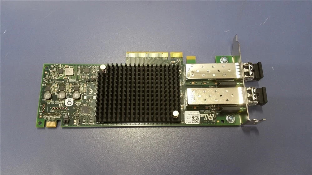 Dell Emulex LPE31002 Dual Port 16Gb SFP+ Low Profile FACTORY SEALED.