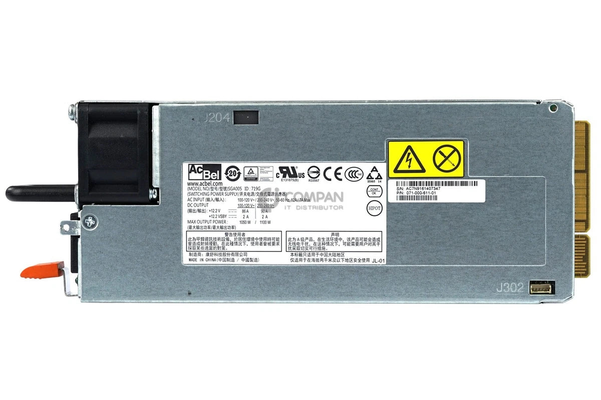 071-000-611-01 EMC 1100W AC DC POWER SUPPLY FOR EMC UNITY SERIES|386992050407