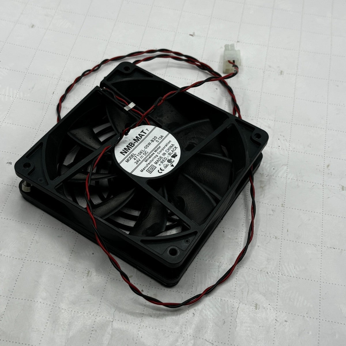 NMB-MAT 4710KL-05W-B20 Server Cooling Fan 24V 0.13A Minebea Motor Black|315546109915