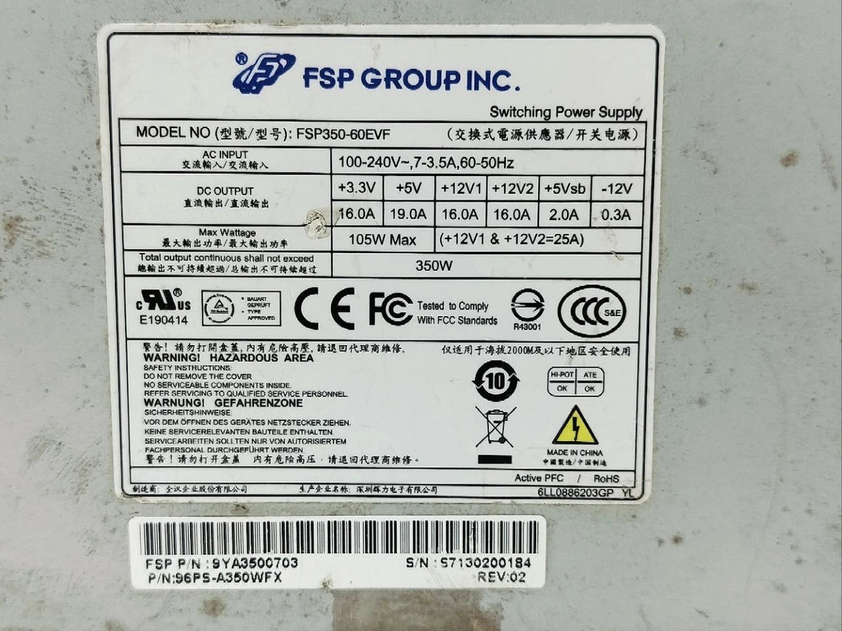 FSP GROUP FSP350-60EVF Switching Power Supply|389181017511