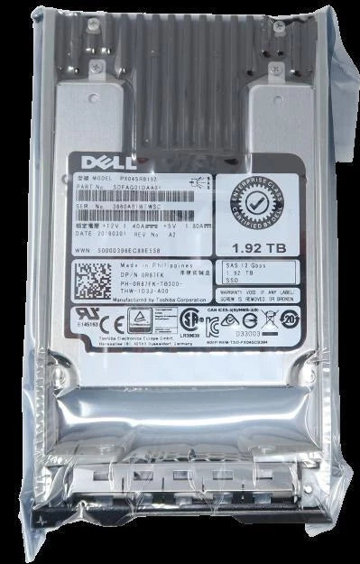 Toshiba PX04SRB192 Dell 1.92TB SAS SSD RI SAS 12GBPS 512N 2.5-inch Drive|374922972247