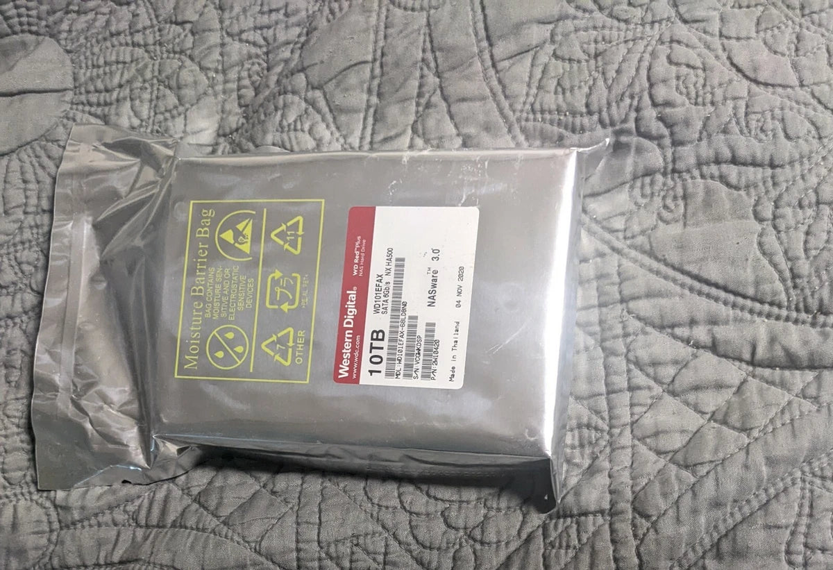 Western Digital 10TB HDD Red NAS Hard Drive 5400RPM 256MB Cache 3.5" WD101EFAX|275077814900