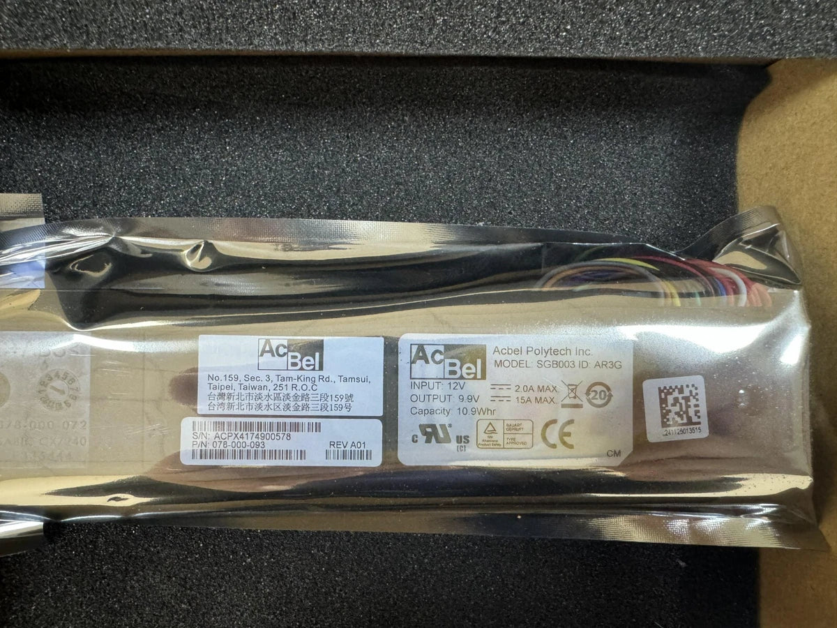 EMC VNX3100 3150 3200 Controller Battery narrow connector 078-000-093|297869850238