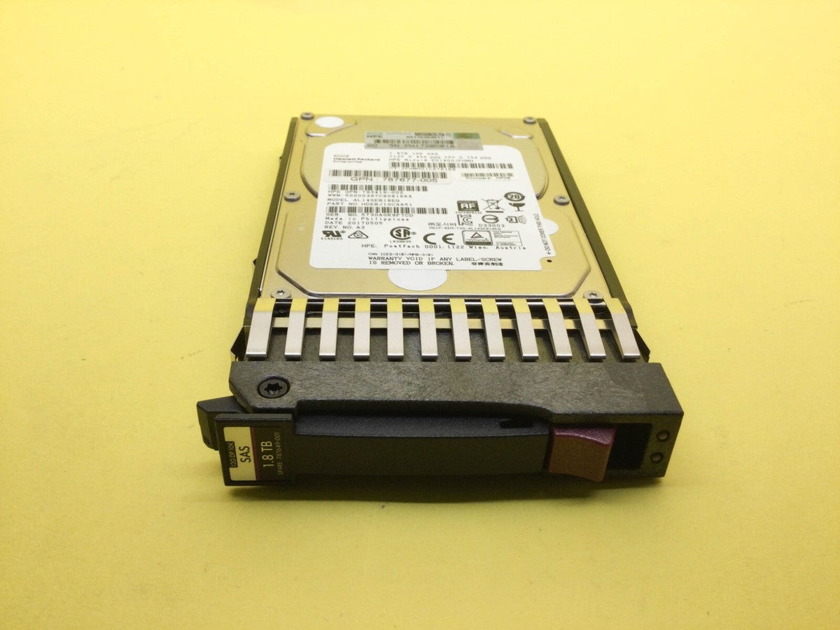 J9F49A HPE MSA 1.8TB 12G SAS 10K SFF 2.5" DP 512e ENT HDD 787649-001|282805267047